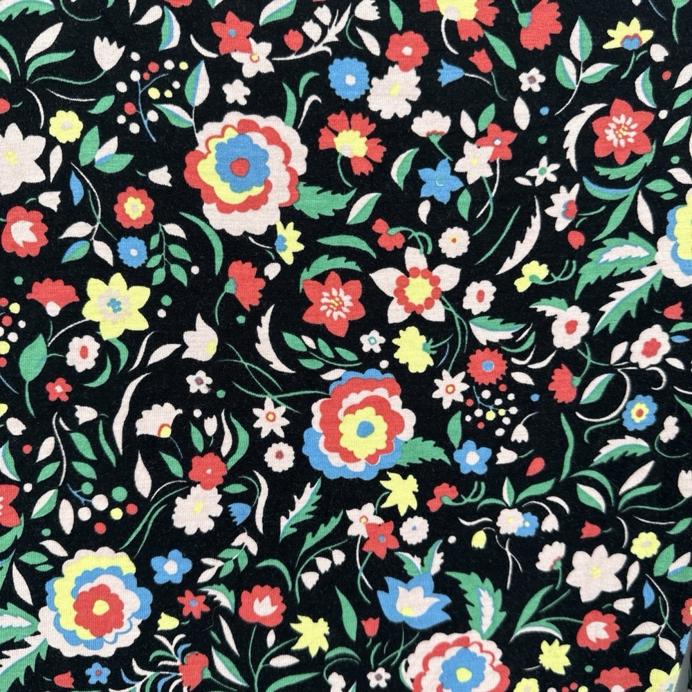 Boden‎ Women's US 10 Floral Crossover L/S Garden Boho Shirt Stretchy Comfort - Picture 4 of 11